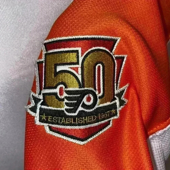 NHL Philadelphia Flyers 50th Anniversary Jersey Shayne Gostisbehere #53 Size S/M - Picture 3 of 5